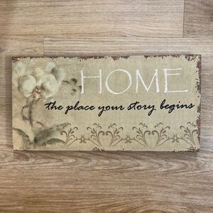 Home The Place Your Story Begins Wall Art